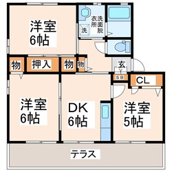 今村入口 徒歩5分 1階の物件間取画像